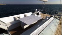 Sailing yacht POLYTROPON II -  Cockpit and Dining